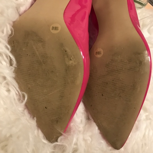 Magenta pink patent heels - Picture 5 of 6